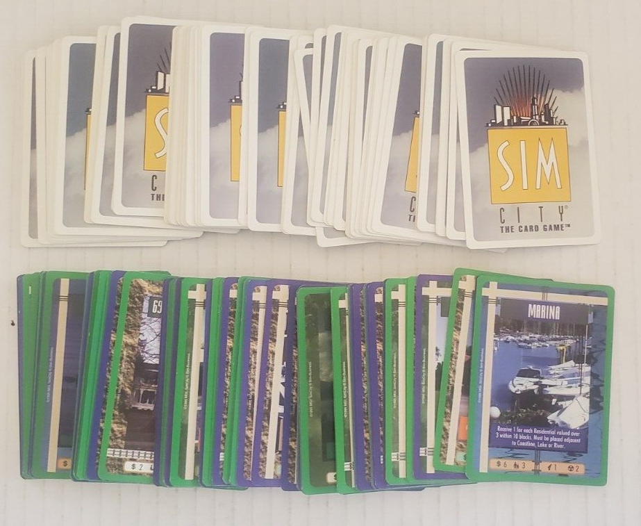 Lot of 145+ Sim City CCG TCG Card Game Cards eBay