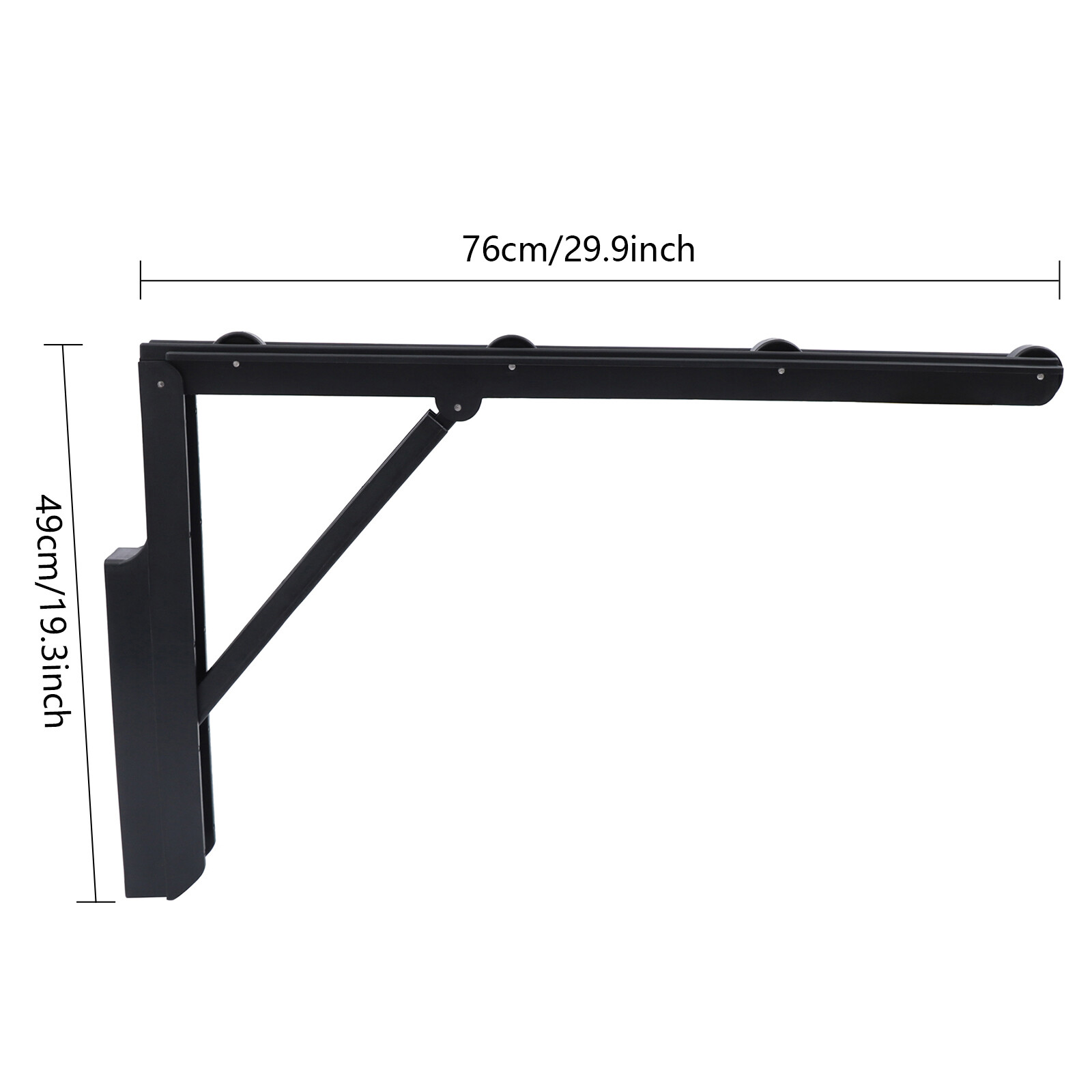 Spa Supply Hot Tub Cover Lift Foldable Hot Tub Cover Roller Racks Black