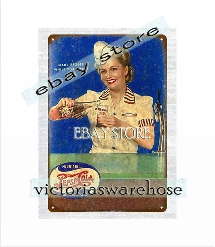 Pepsi Cola metal tin sign metal Decorative Collectibles wall art