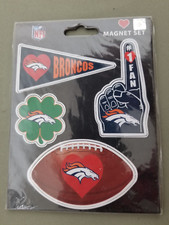 New NFL Denver Broncos Magnet Set.