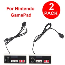 Set of 2 Wired Gamepads for 7-Pin Vintage Consoles