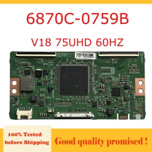 Original   board 6870C-0759B V18 75UHD60HZ For TV   T-con board 6870C 0759B #F1