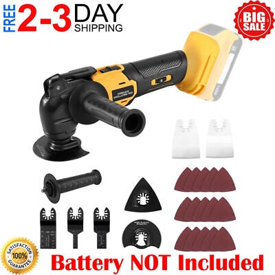 Cordless Oscillating Tool for DEWALT 20V Battery, Brushless, 6 Speeds Multi Tool