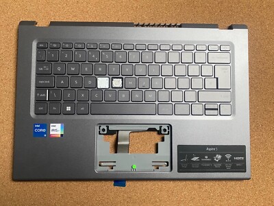 Acer Aspire A514-55 Serie UK-Tastatur mit Hintergrundbeleuchtung - 1 Taste + Scharnier + Gummischale
