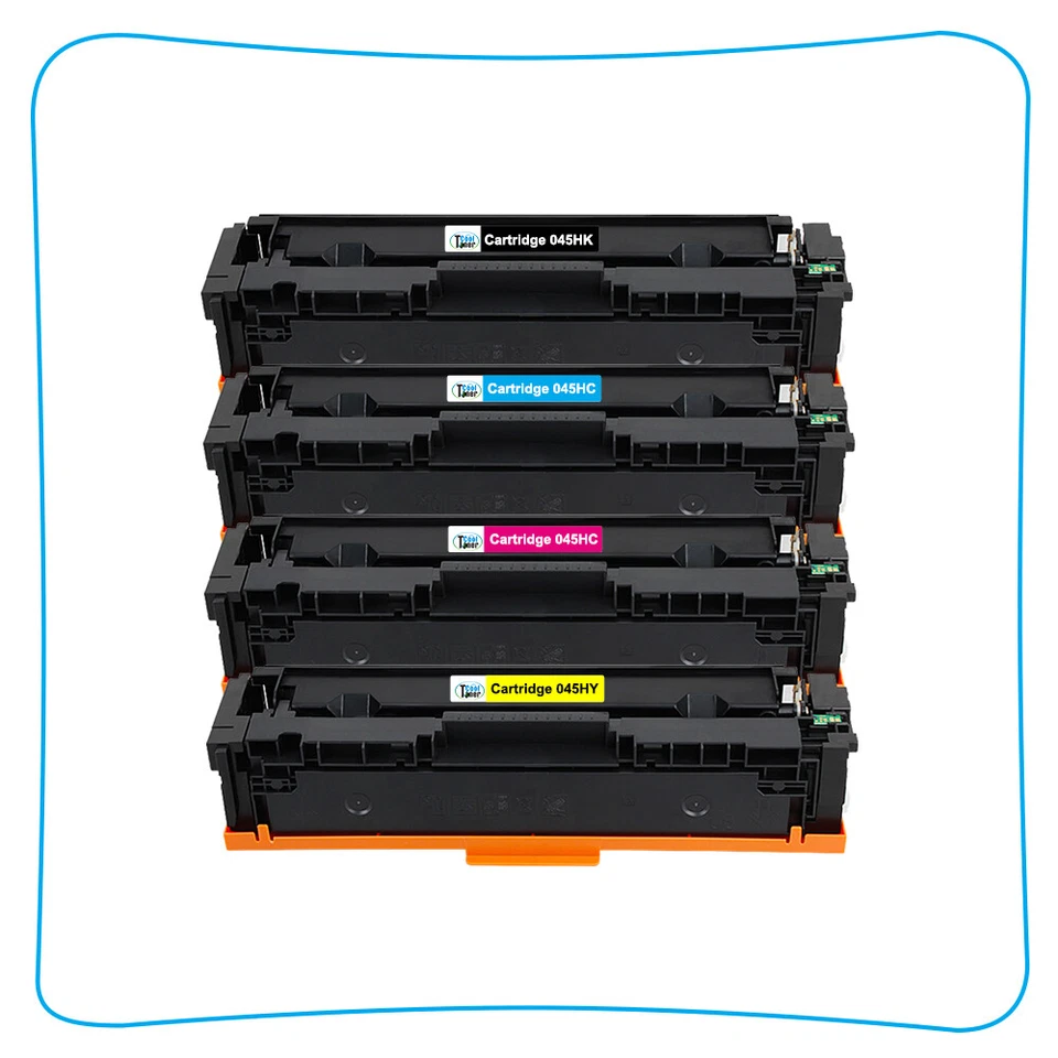 4PACK 045H Toner For Canon 045 H ImageCLASS 1246C001 MF634Cdw MF632Cdw LBP612Cdw - Image 2 of 4