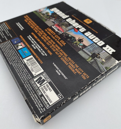 Grand Theft Auto III (PC, 2002) Video Game Jewel Case - Picture 3 of 21