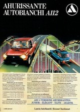 Publicité Advertising 089  1981   Lancia Autobianchi Rés Chardonnet  A112