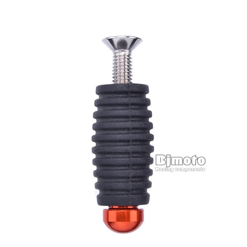 Universal M6 Rearset Toepeg Gear Shift Brake Lever Toe Peg Pedals Replacement - Foto 68 di 68