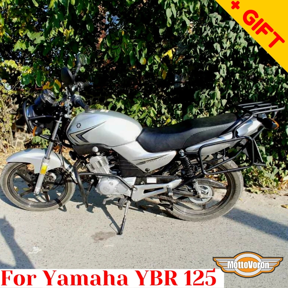 Protector de motor para Yamaha YBR 125 barras de choque YBR125, extra Foto 2 de 4