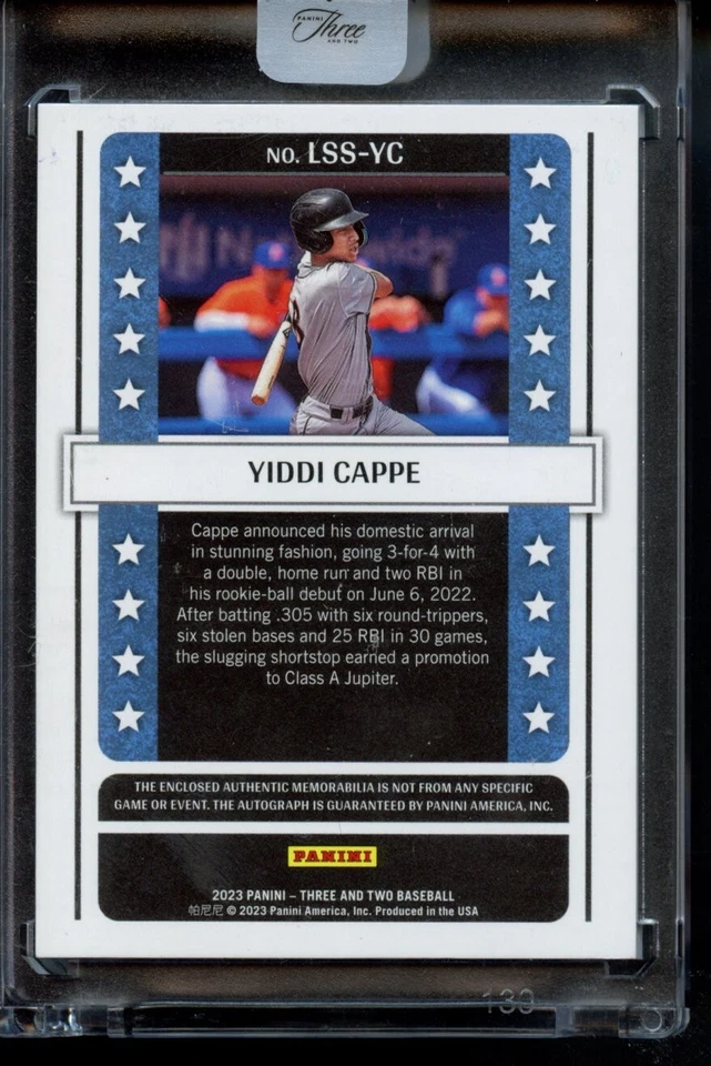 Panini Yiddi Cappe Patch Autograph /5 SSP - Image 2 of 2