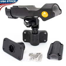Universal Rod Holder Adjustable 360° Swivel Lightweight Durable Mounting Options