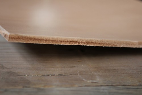 Cuir Naturel Buffle – Morceau épais, Finition Ancienne, Couleur Cognac Whisky, Allemagne