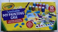 Crayola Kids Creative My Painting Case Washable Paint/Watercolour Craft Set 48m+