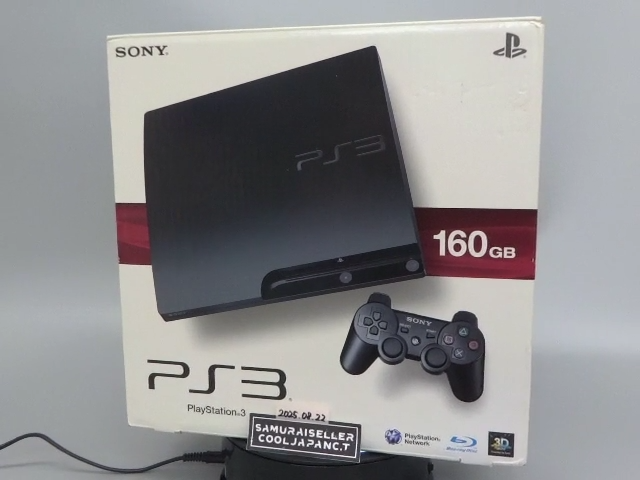 Sony PlayStation 3 Slim 160GB Charcoal Black Home Console