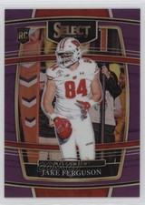 2022 Panini Select Draft Picks Concourse Purple Prizm 4/75 Jake Ferguson #24 8e3