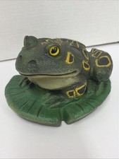 Artline 1998 Frog On Lilly Pad Garden Decor N...