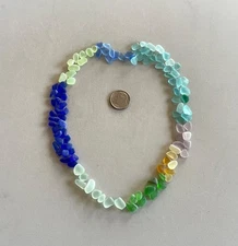 Beach Sea Glass Rainbow of Colors 100 Pieces Tinies Genuine Surf-tumbled 