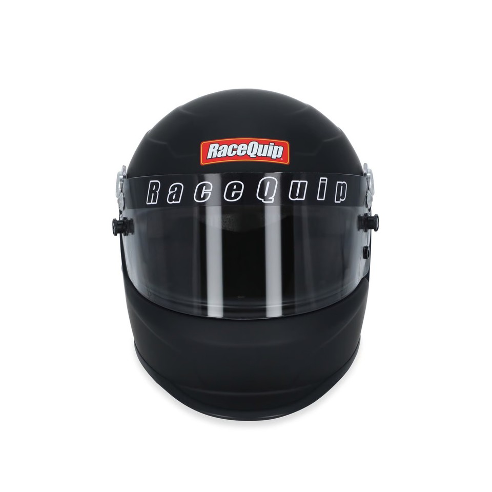 RaceQuip Pro Youth SFI 24.1 Flat Black Full Face Kids Racing Helmet ...