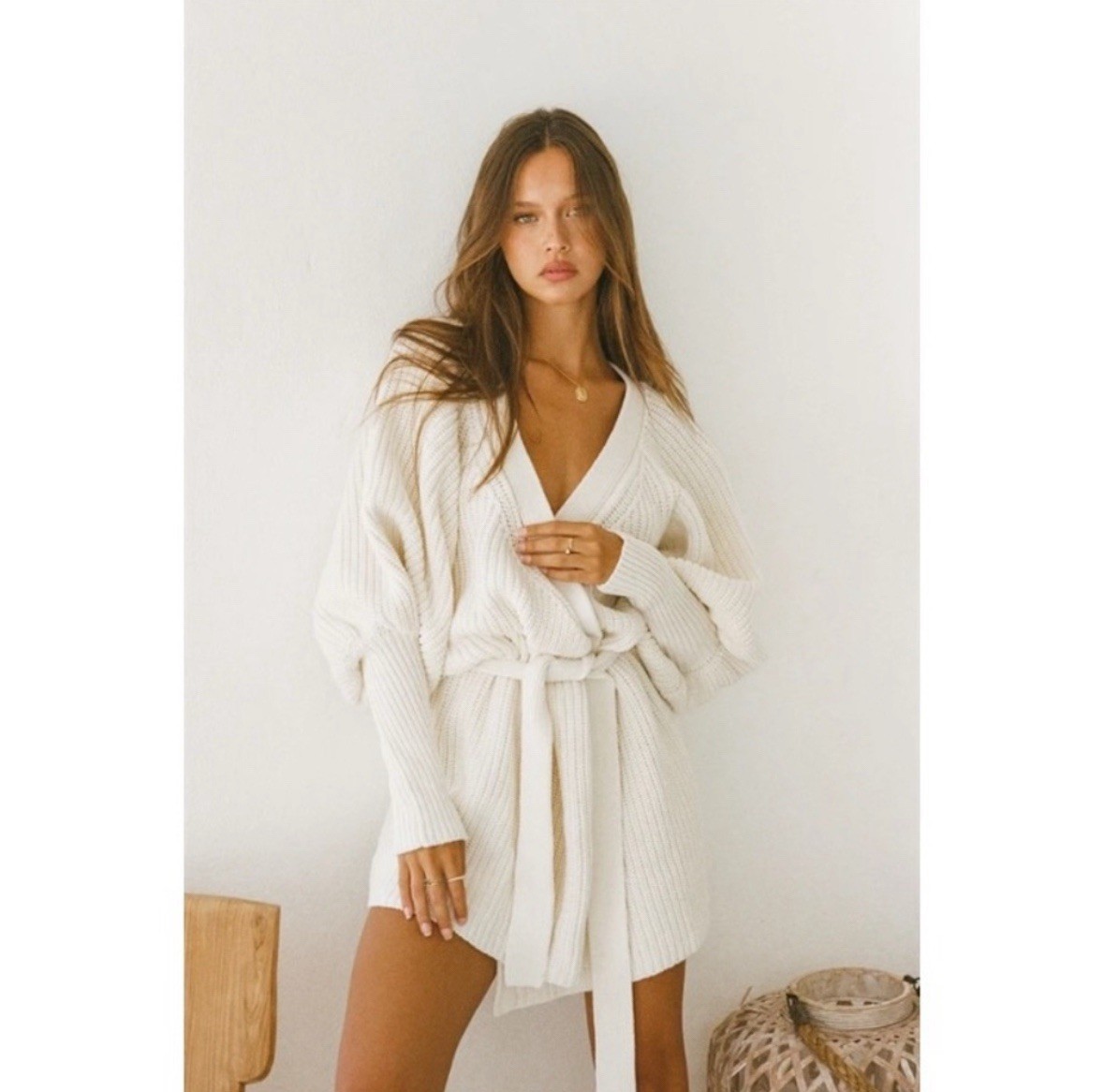 NWT Sabo Skirt Elle Knit Wrap Dress in White Women's Size XS | eBay NWT Sabo Skirt Elle Knit Wrap Dress in White Women's Size XS | eBay