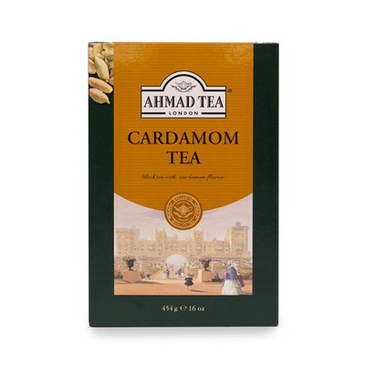 Black Tea, Cardamom Loose Leaf, 454G - Caffeinated & Sugar-Free