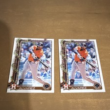 Topps Holiday 2025 Yordan Alvarez Houston Astros MLB 2 Card Lot #H44