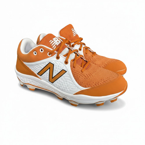 New Balance Men's Fresh Foam 3000 V5 Baseball Shoe Cleats Metal Spikes - Orange