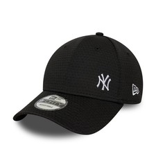 NEW ERA NEW YORK YANKEES BASEBALL CAP.9FORTY FLAWLESS BLACK MESH MLB HAT S26