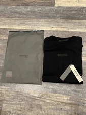 Fear of God Essentials Oversized Shirt  LG Blk Streetwear Fashion Jerry Lorenzo