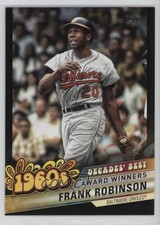 2020 Topps Update Decades Best Award Winners Black 38/299 Frank Robinson HOF 1u6