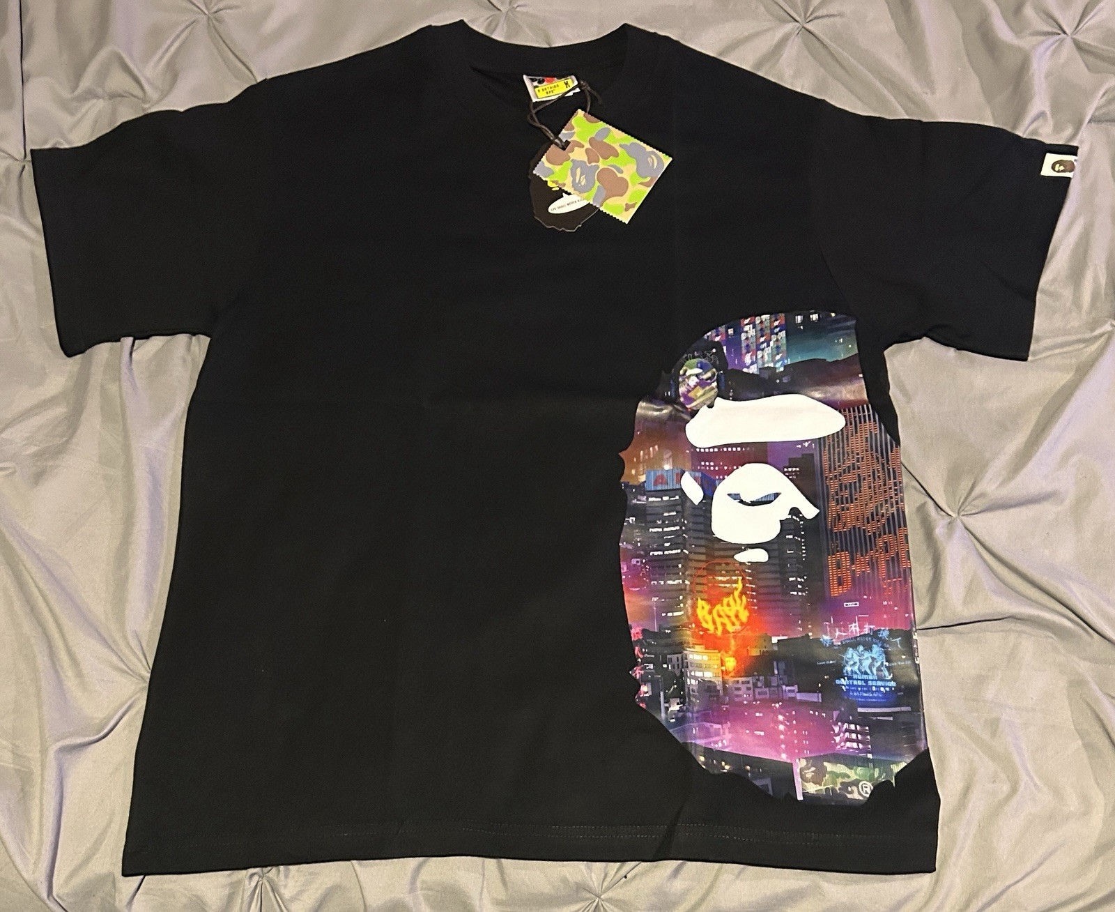 Black BAPE City T-Shirt, Size M