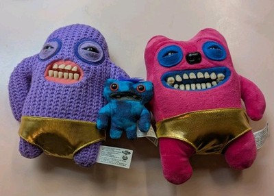 Fuggler Gold Edition Purple Mr Needles Zuru Ugly Monster Lot Baby Fugg Gold Fug