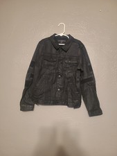 Cult Of Individuality Kids Black Denim Jacket NWOT Size 8