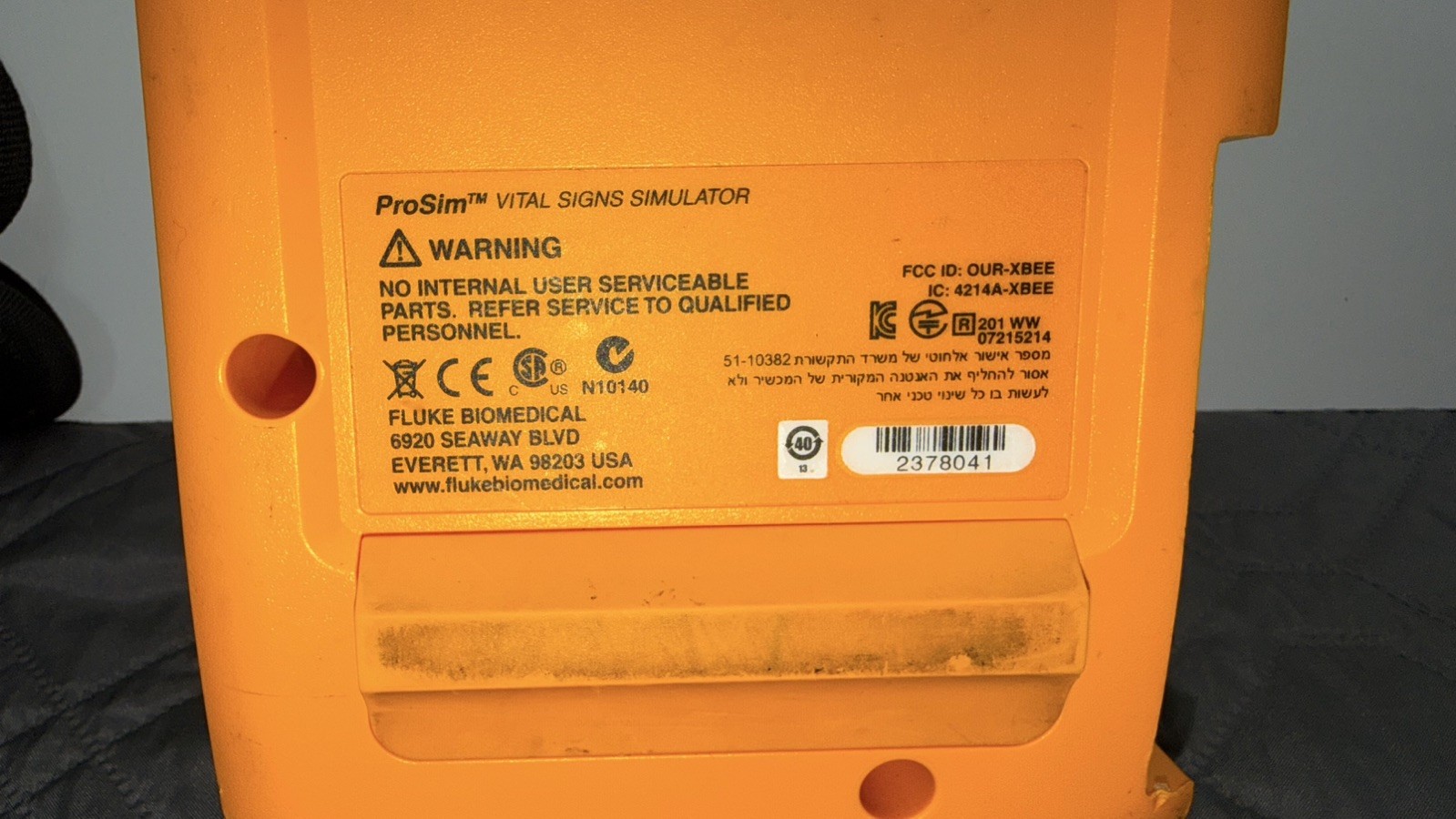 Fluke ProSim 8 Vital Signs Simulator with Accessories & Bag. Fully Functional.