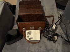 Exakta FE 2000 Black SLR Camera with Soligor MK-2 Flash  parts  read disc 