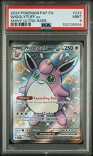 Pokémon TCG Destino Paldeo Wigglytuff EX Shiny Carta Ultra Rara 222/091 PSA 9