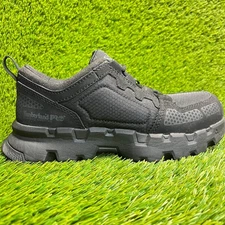 Timberland PRO Powertrain EV Womens Size 8 Black Composite Toe Safety Work Shoes