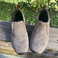 Merrell Jungle Moc Gunsmoke Suede Slip On Women's Size 7.5 Brown Shoes J60788
