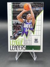 Ray Allen 2020-21 Donruss All Time League Leaders #4 Milwaukee Bucks