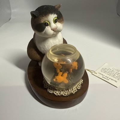 Comic & Curious Cats Linda Jane Smith ''Spoiled for Choice'' Goldfischschale A1295 