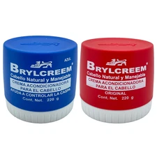 BRYLCREEM Hair Cream Set of 2 Original Azul 220g Each Dandruff Control Exp 05/27