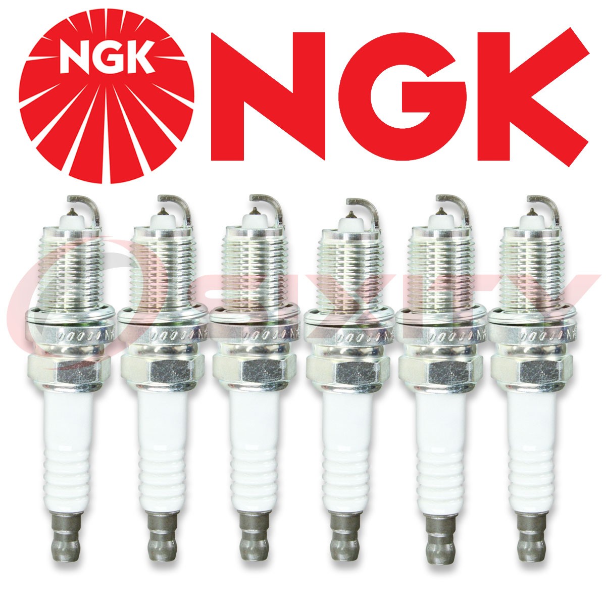 Set of 6 NGK 4589 Laser Iridium Spark Plugs IFR6T-11