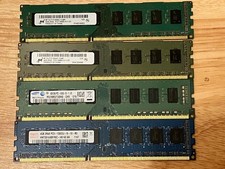 Gently Used Micron, Samsung, And Hynix PC3-10600U 16GB RAM Kit
