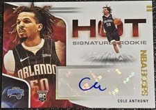 Cole Anthony Cole Anthony Autographed Rookie Card