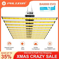 BA8000W Spider Full Spectrum LED Most efficient Grow Light 6x6ft for Hydroponics