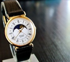 VINTAGE PULSAR SEIKO ELEGANT MOON PHASE QUART...