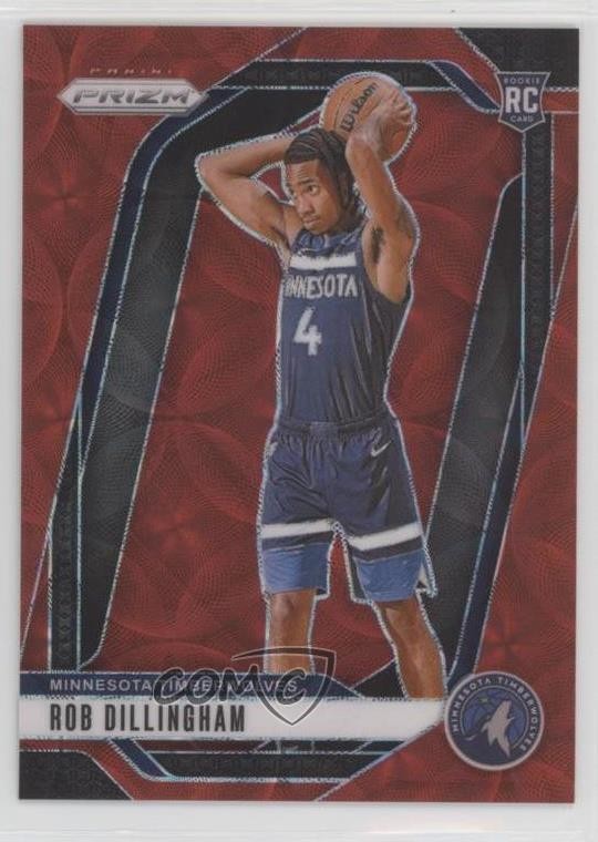 2024-25 Panini Prizm Choice Red Prizm 60/88 Rob Dillingham #250 Rookie RC 0i5i