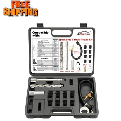 Spark Plug Thread Repair Kit Compatible with Ford 4.6 L, 5.4 L and 6.8 V-10 Two