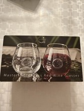 2026 Masters Stemless Red Wine Glasses Set of...