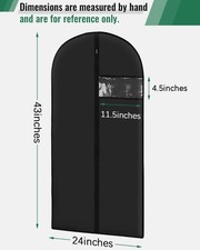 Garment Bags For Men Suit Cover, Breathable (...