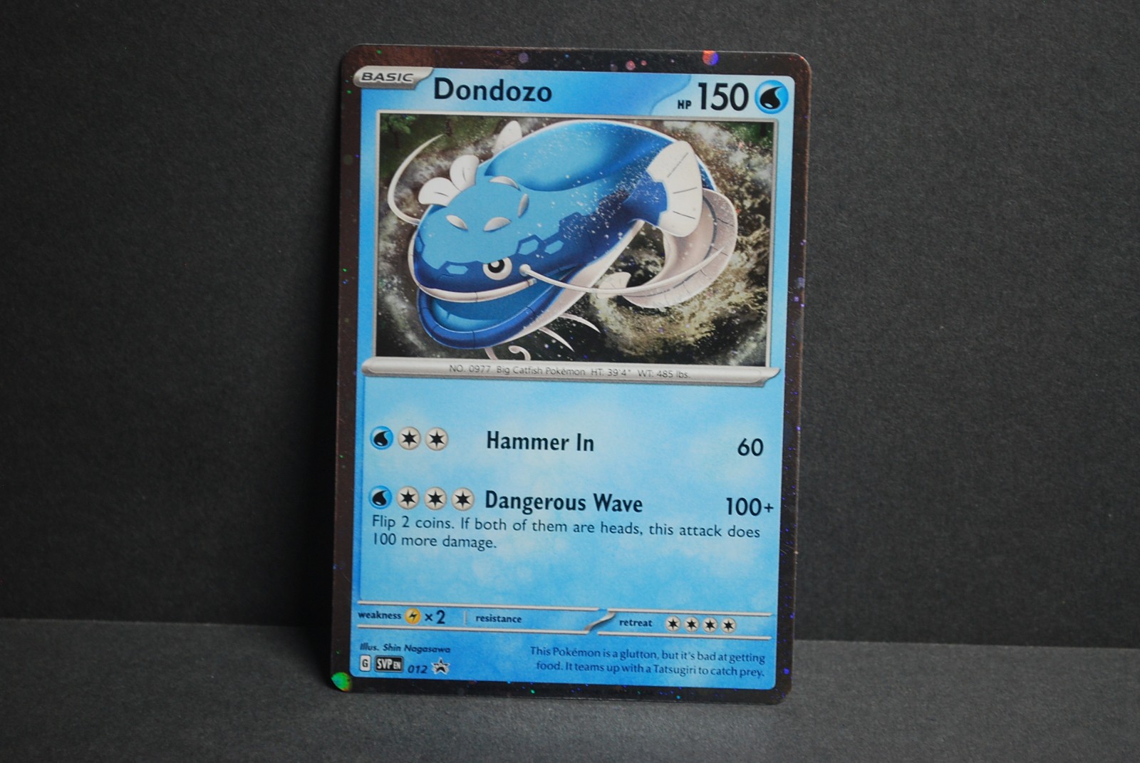 2023 Black Star Promo Dondozo Cosmic Holo SVPEN 012 Near Mint